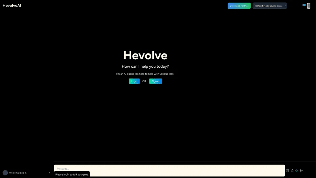Hevolve AI 工具截图