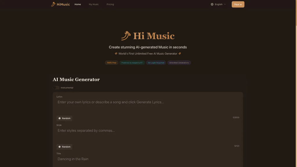 HiMusic 工具截图