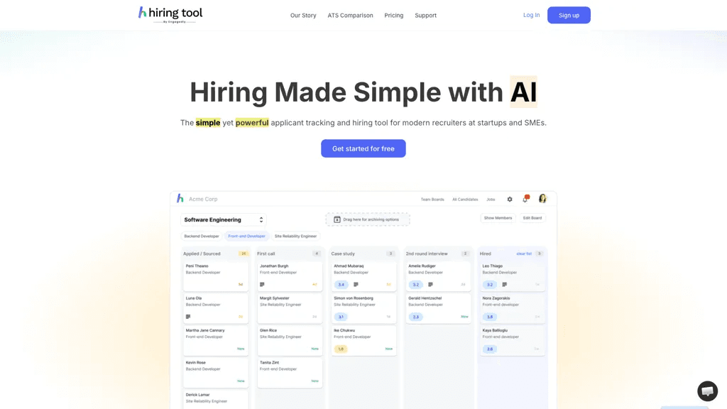 hiring tool 官网截图