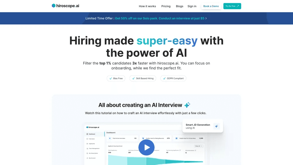 hiroscope.ai 官网截图