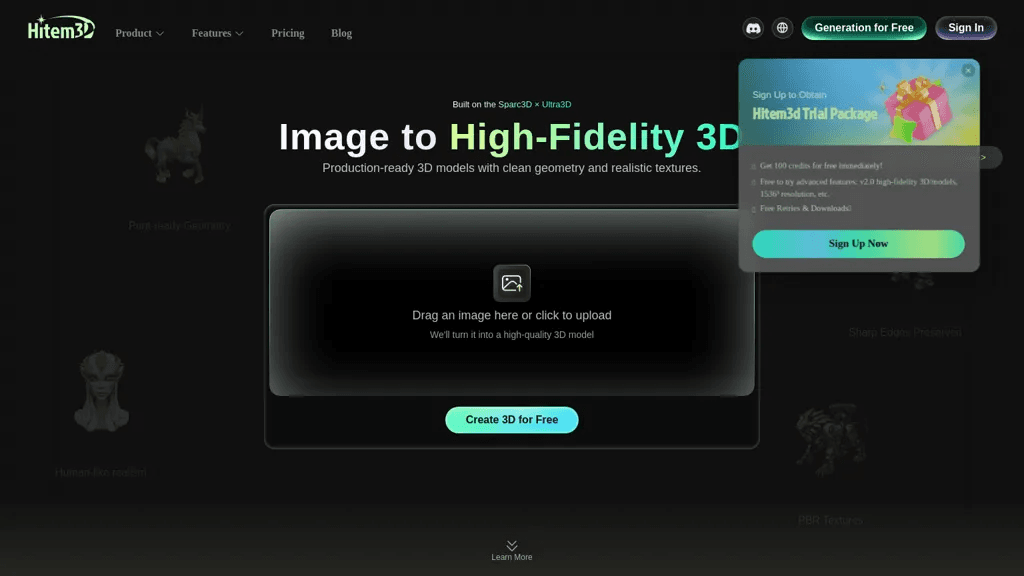 Hitem3D 工具截图