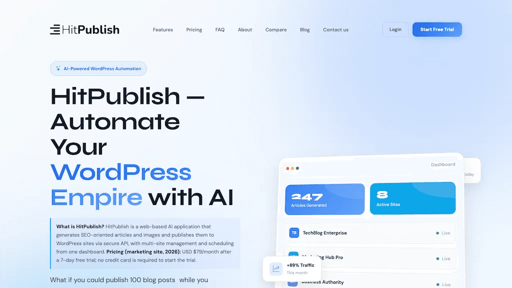 HitPublish.ai 工具截图