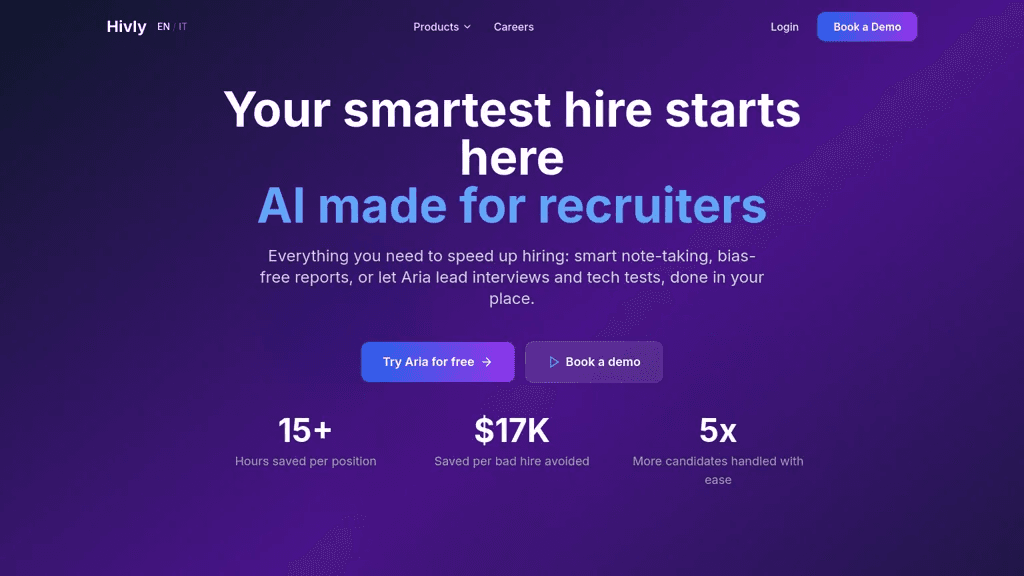 Hivly Recruiter 工具截图