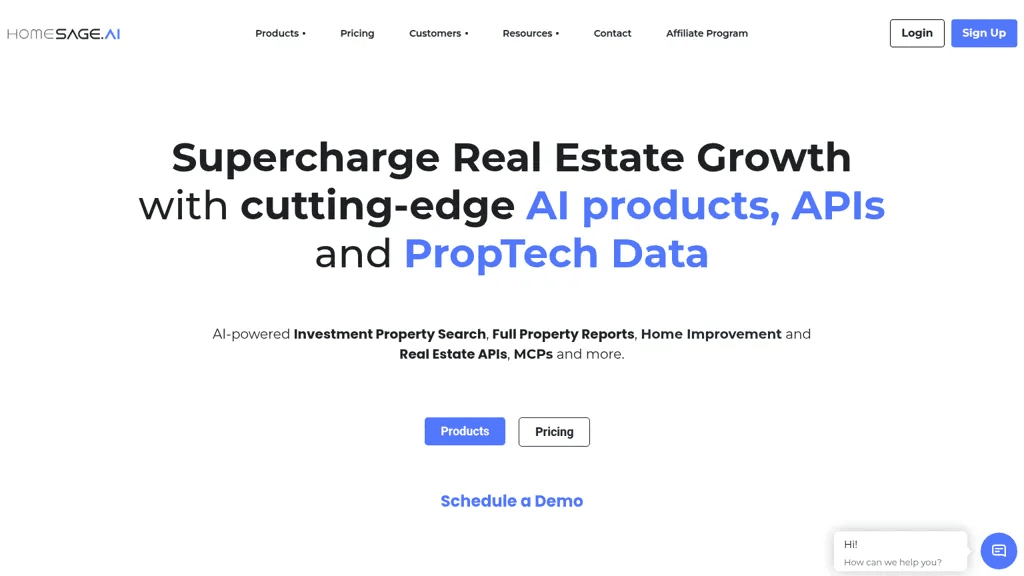 Homesage.ai 官网截图