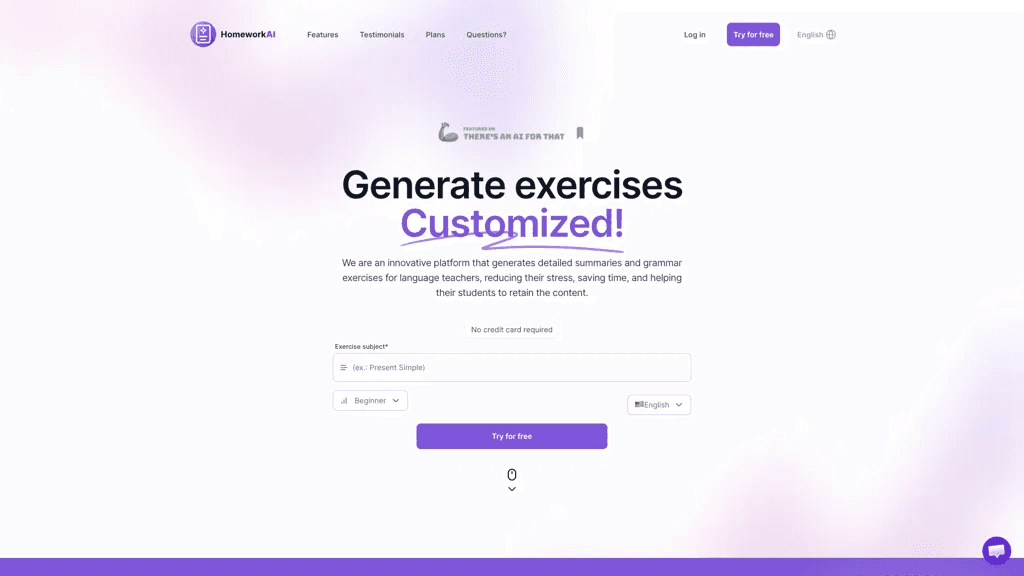 HomeworkAI 工具截图