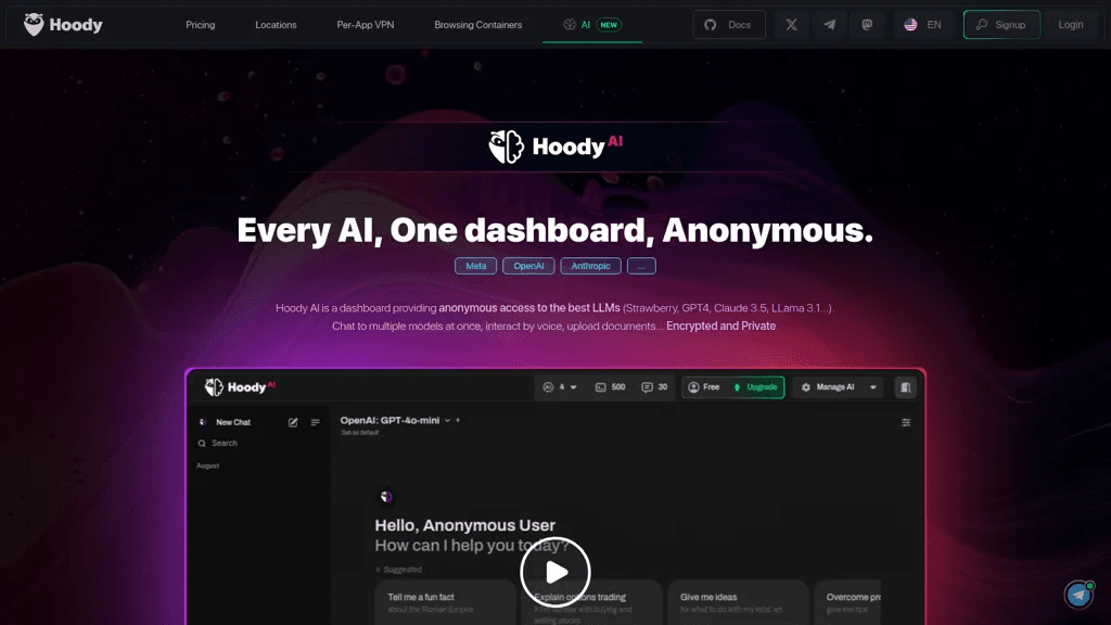 Hoody AI 工具截图