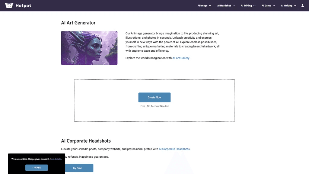 Hotpot Art Generator 工具截图