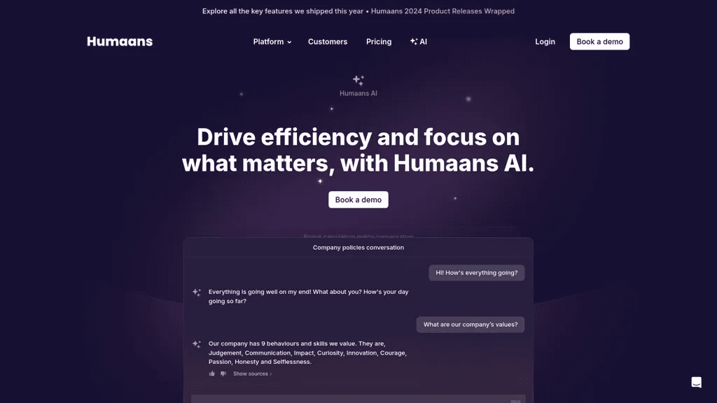 Humaans AI 官网截图
