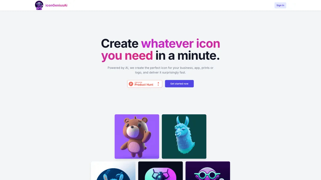 IcongeniusAI 工具截图
