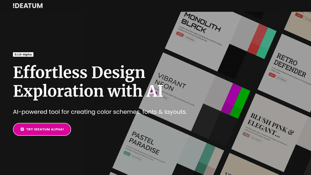 ideatum.ai 工具截图