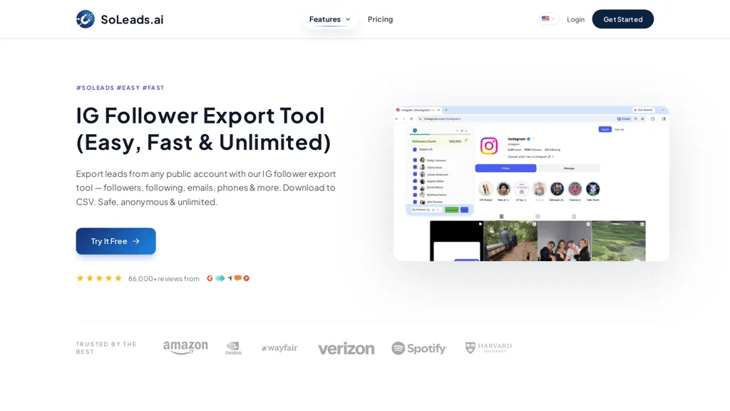 IG Follower Export Tool 工具截图