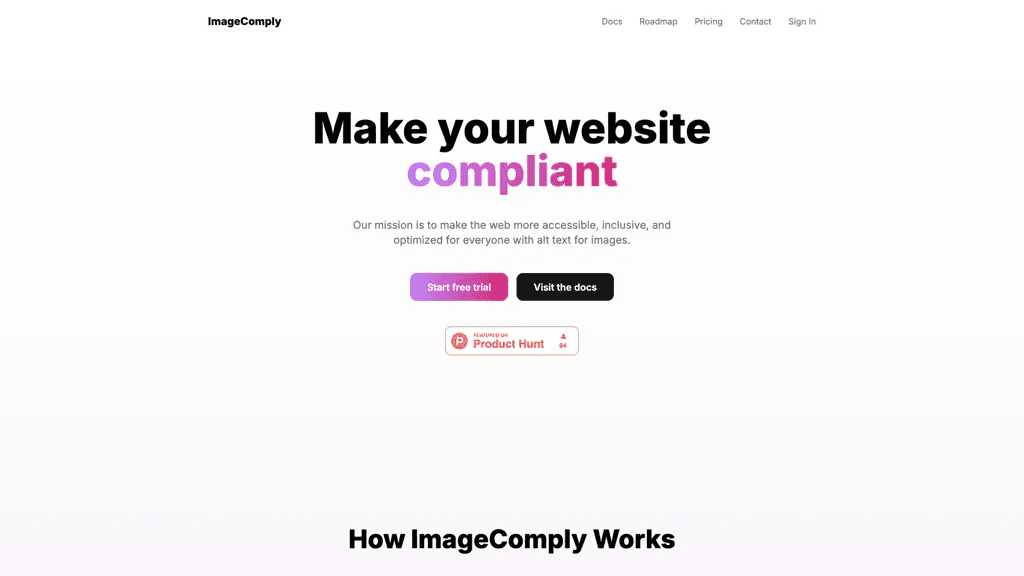 ImageComply 官网截图