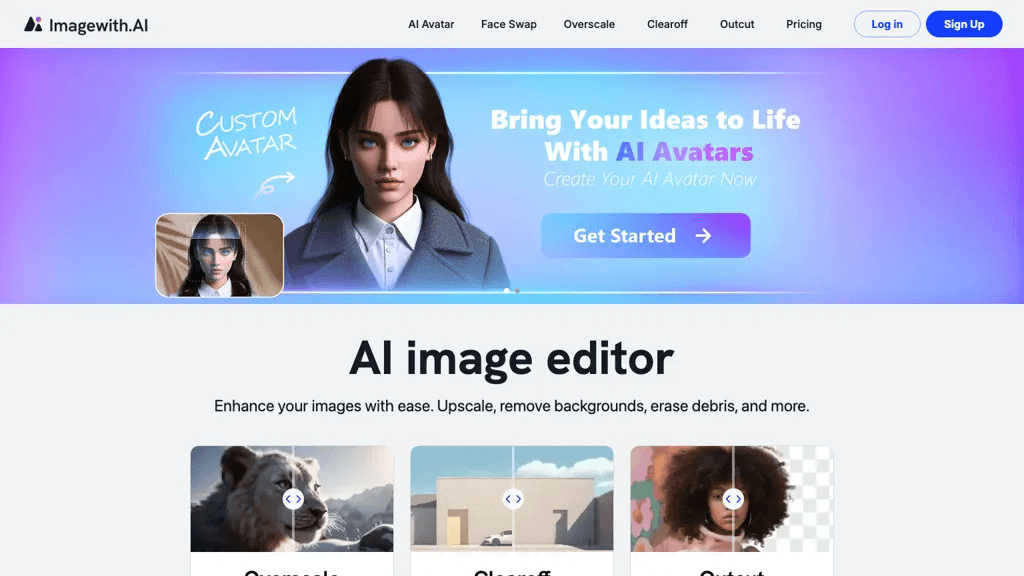 imagewith.ai 工具截图