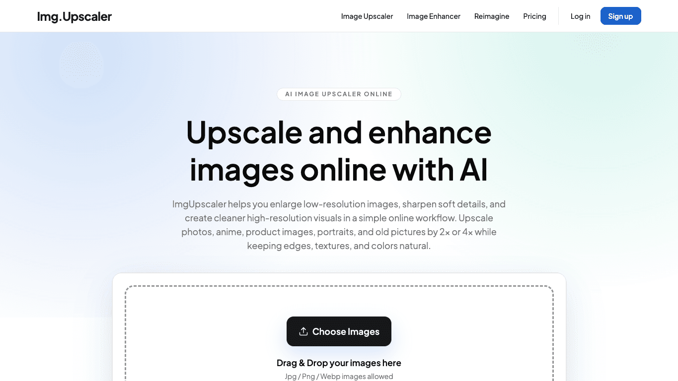 Img Upscaler 工具截图