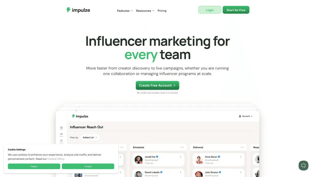 impulze.ai 工具截图
