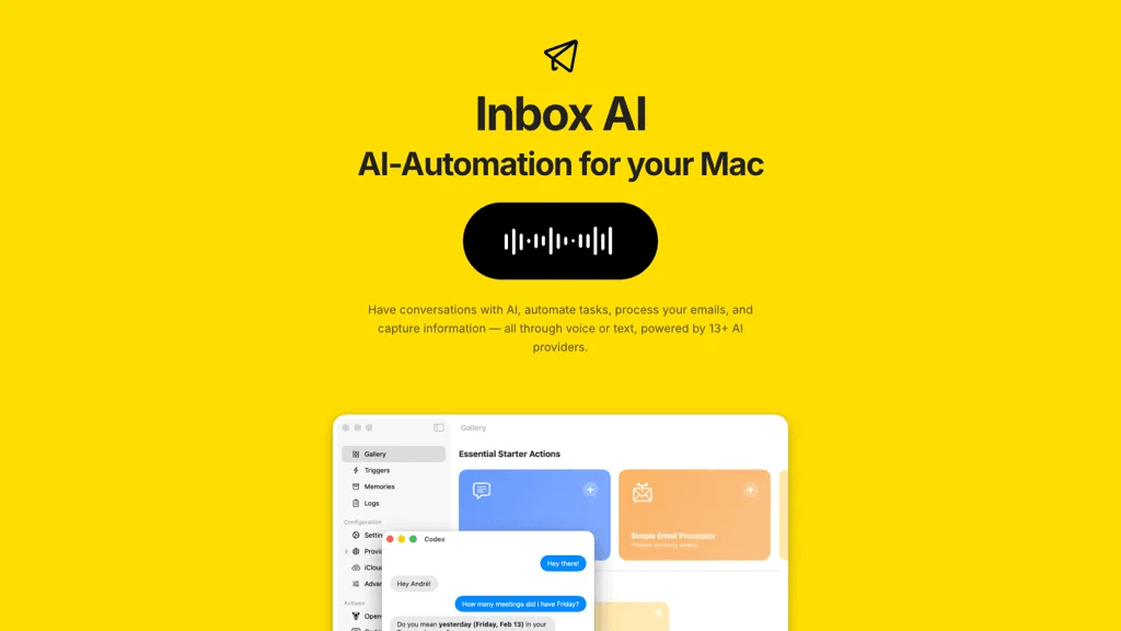 Inbox AI 官网截图