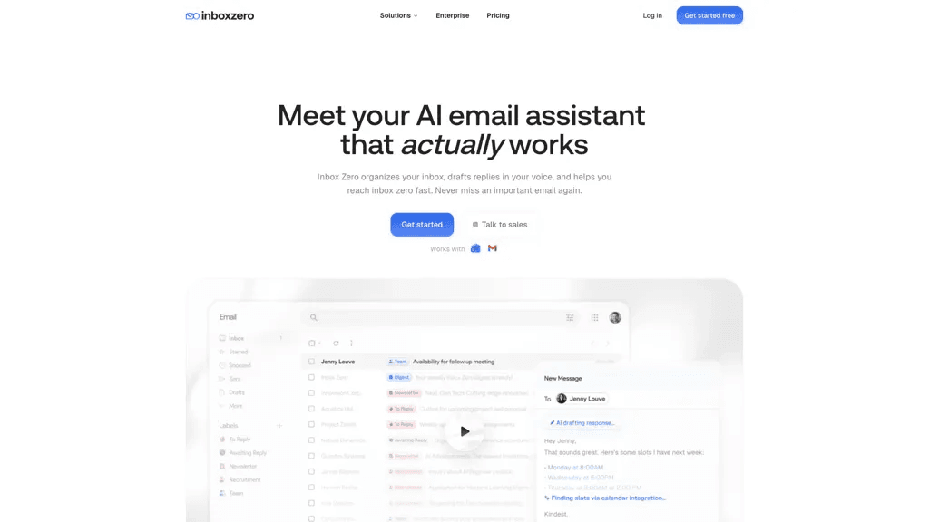 Inbox Zero 官网截图