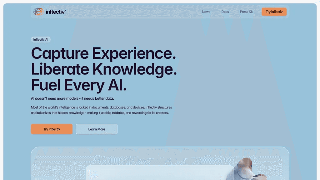 Inflectiv.ai 官网截图