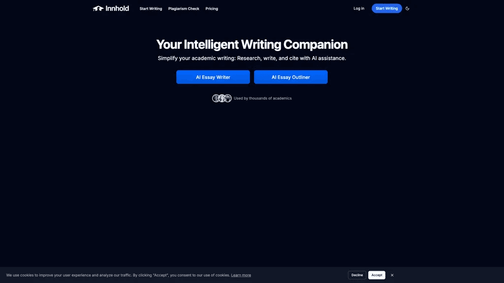 innhold.ai 工具截图
