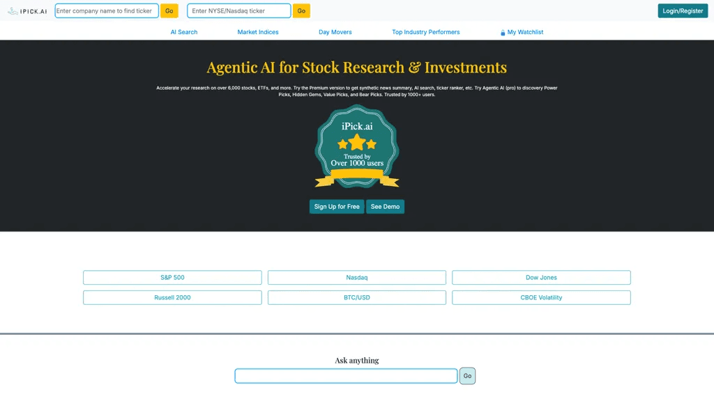 iPick.ai 工具截图