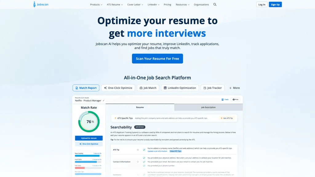 Jobscan 工具截图