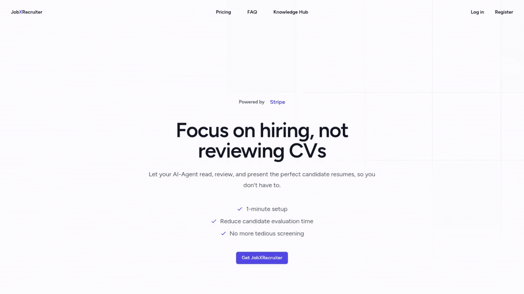 JobXRecruiter 工具截图