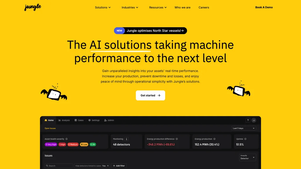 Jungle AI 官网截图