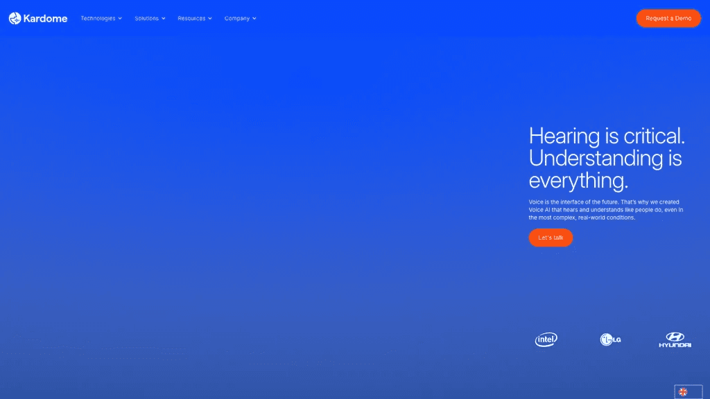 Kardome.com 官网截图