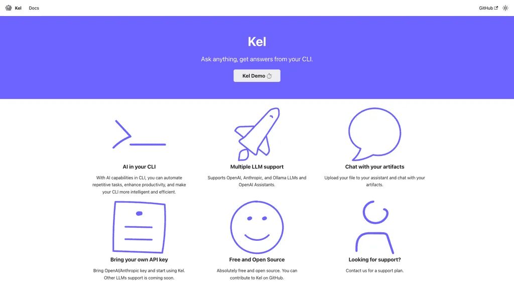 Kel 官网截图