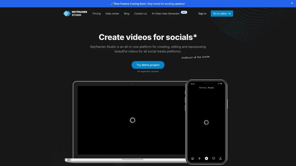 Keyframes Studio 工具截图