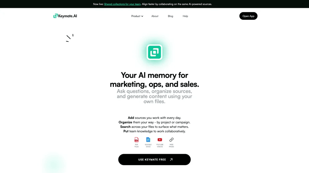 Keymate.AI 官网截图