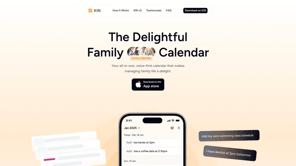 KIN: Family Calendar 工具截图