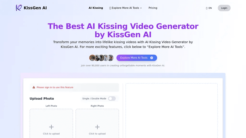 Kissgen AI 工具截图