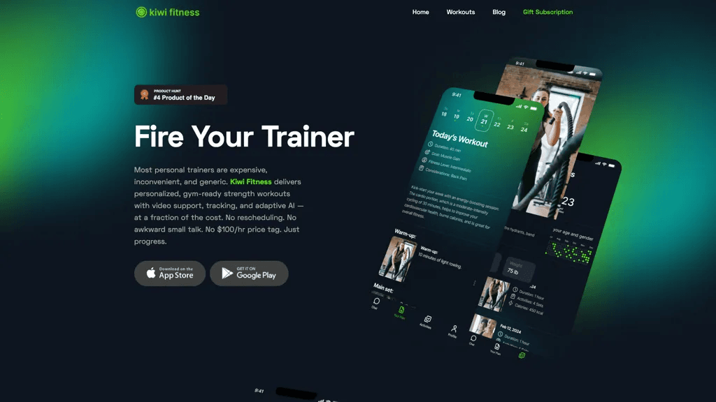 Kiwi Fitness 工具截图