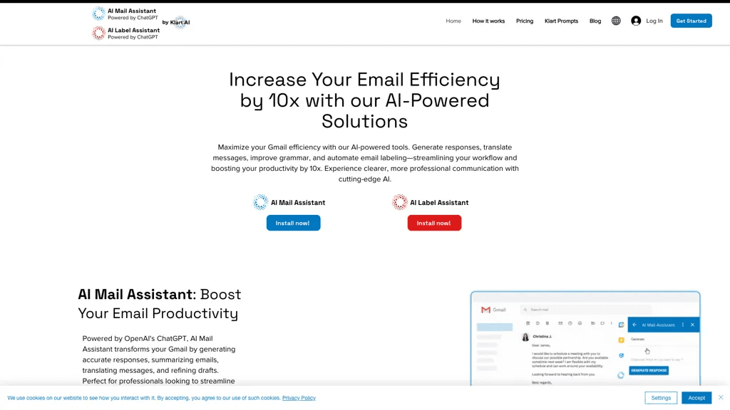 Klart AI 工具截图