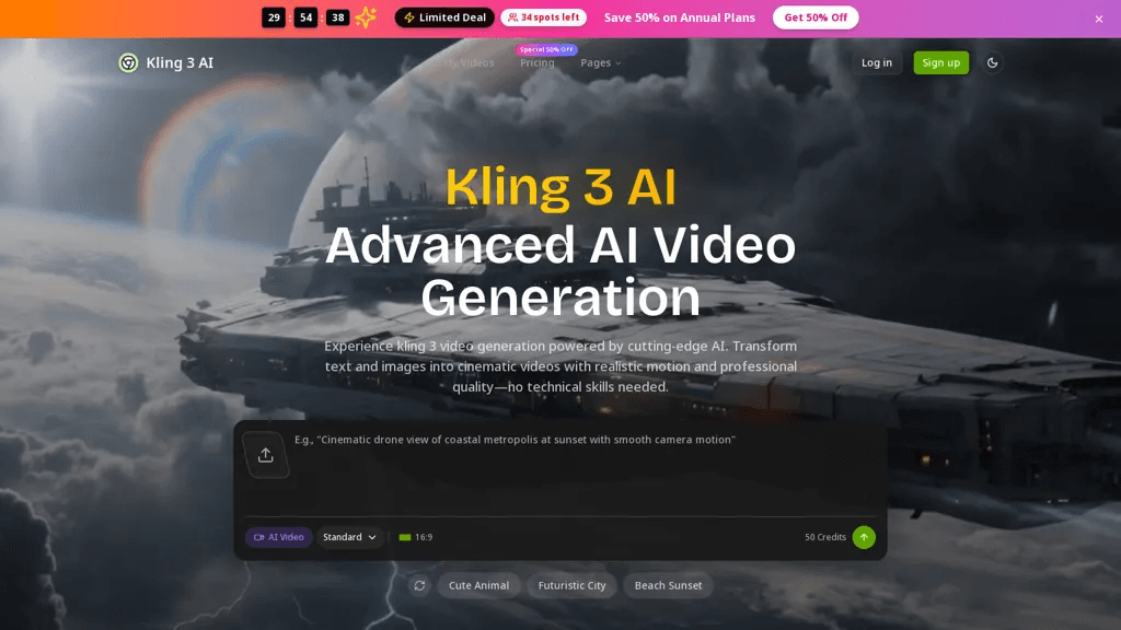 Kling3.net 工具截图