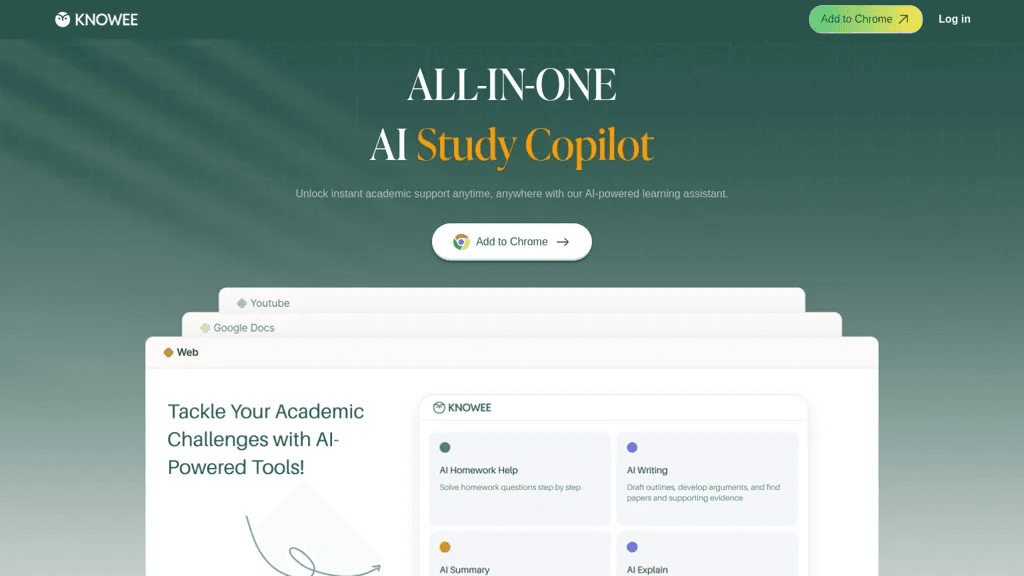 Knowee AI 工具截图