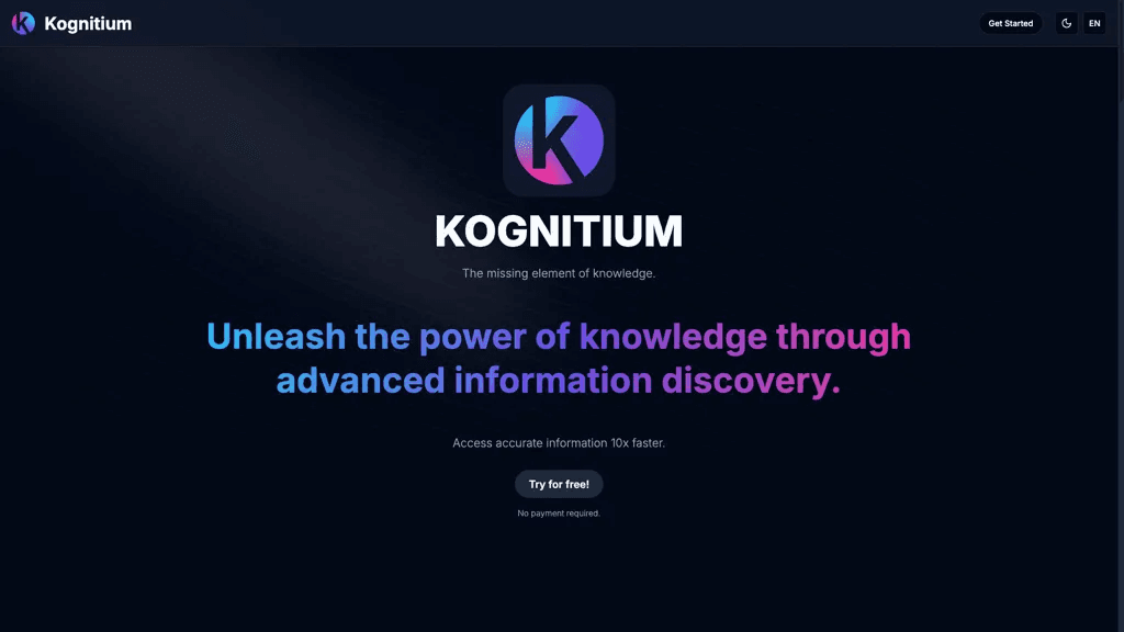 Kognitium 工具截图