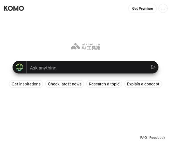 Komo Search 工具截图