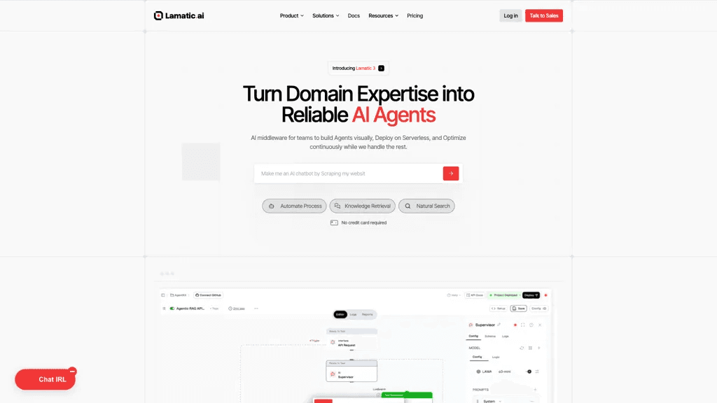 Lamatic.ai 工具截图