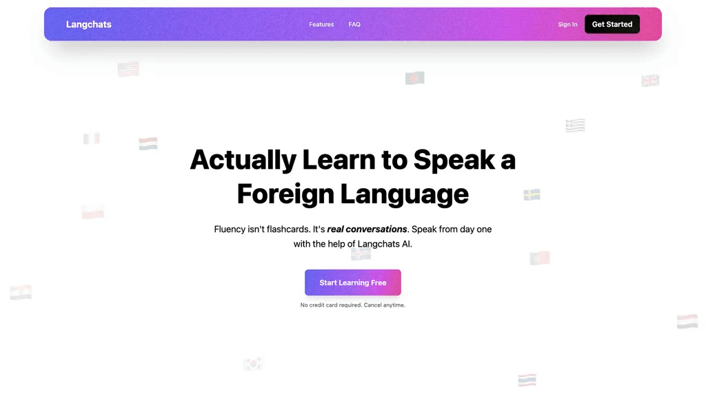 Langchats 工具截图