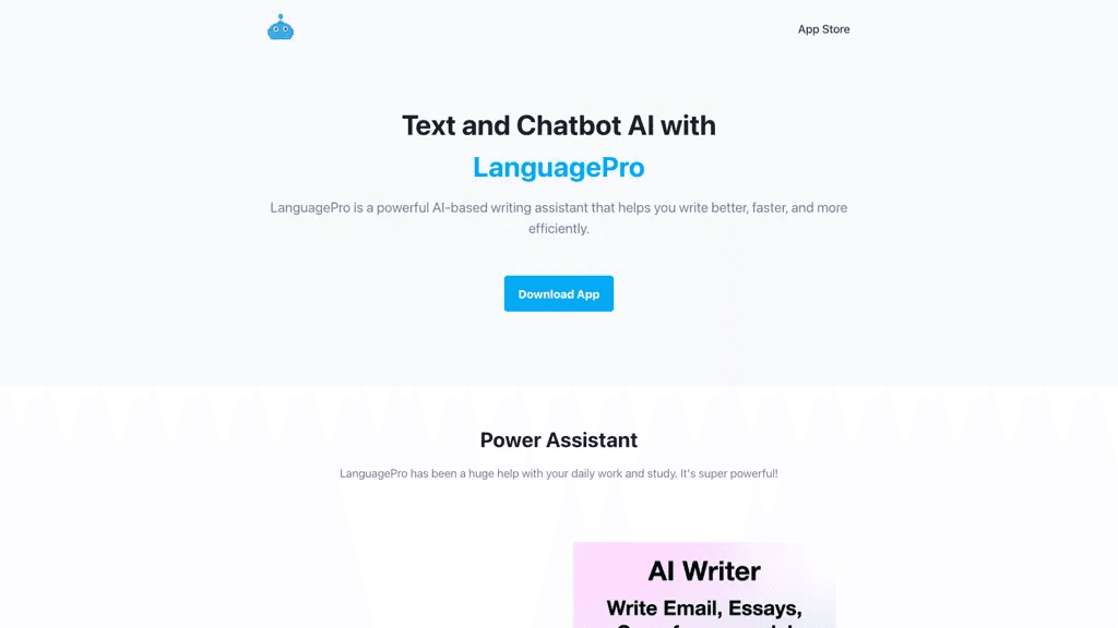 LanguagePro 官网截图