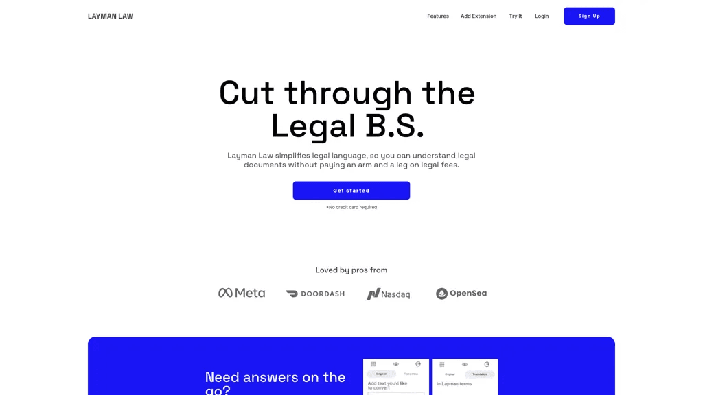 Layman Law 工具截图