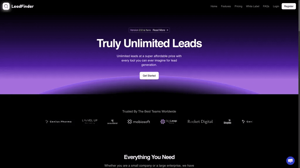 LeadFinder 工具截图