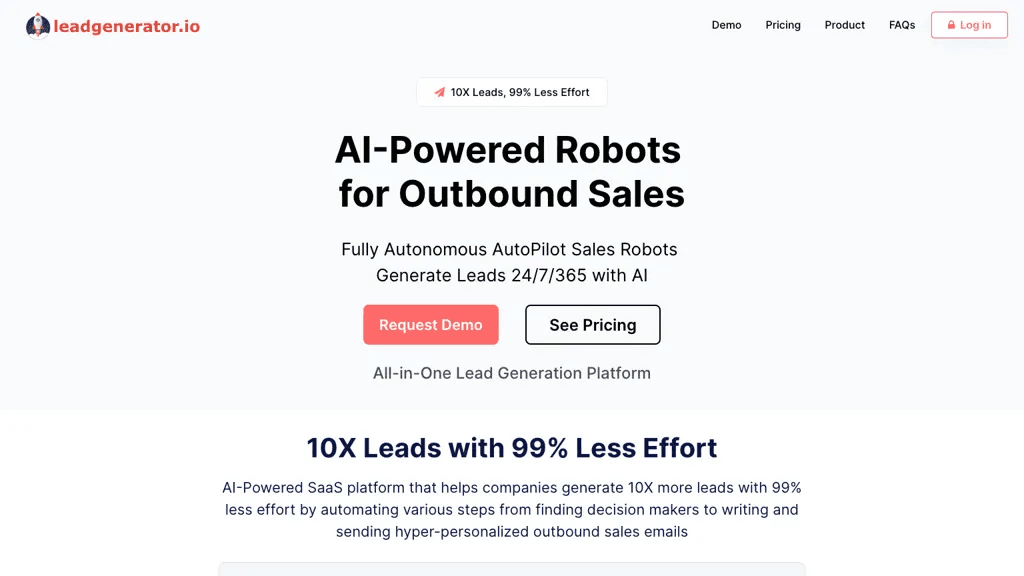 Leadgenerator.io 工具截图