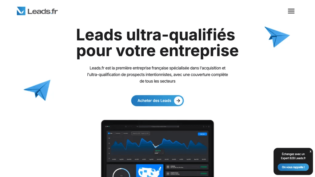 leads.fr 官网截图