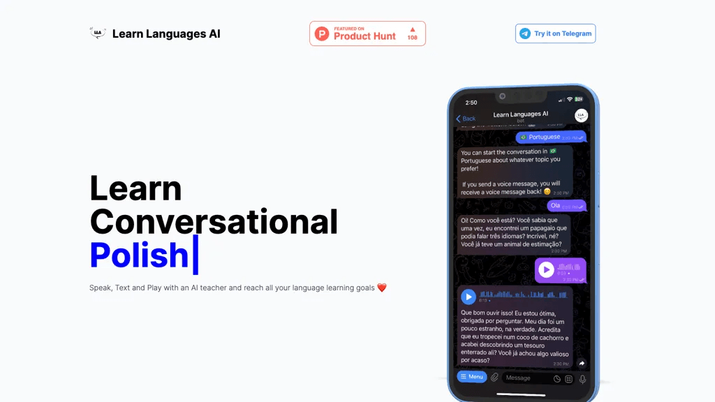 Learn Languages AI 工具截图