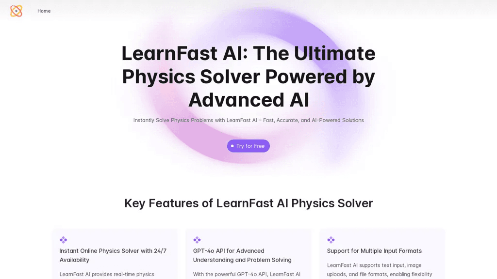 LearnFast AI 工具截图