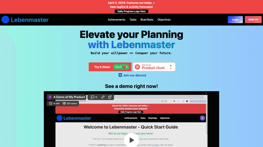 Lebenmaster 官网截图