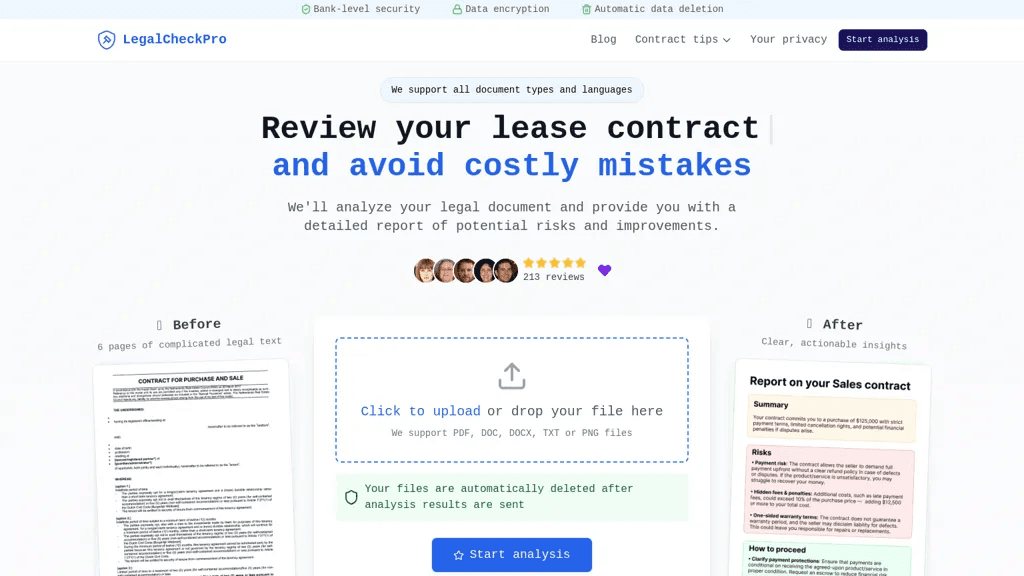 LegalCheckPro 工具截图